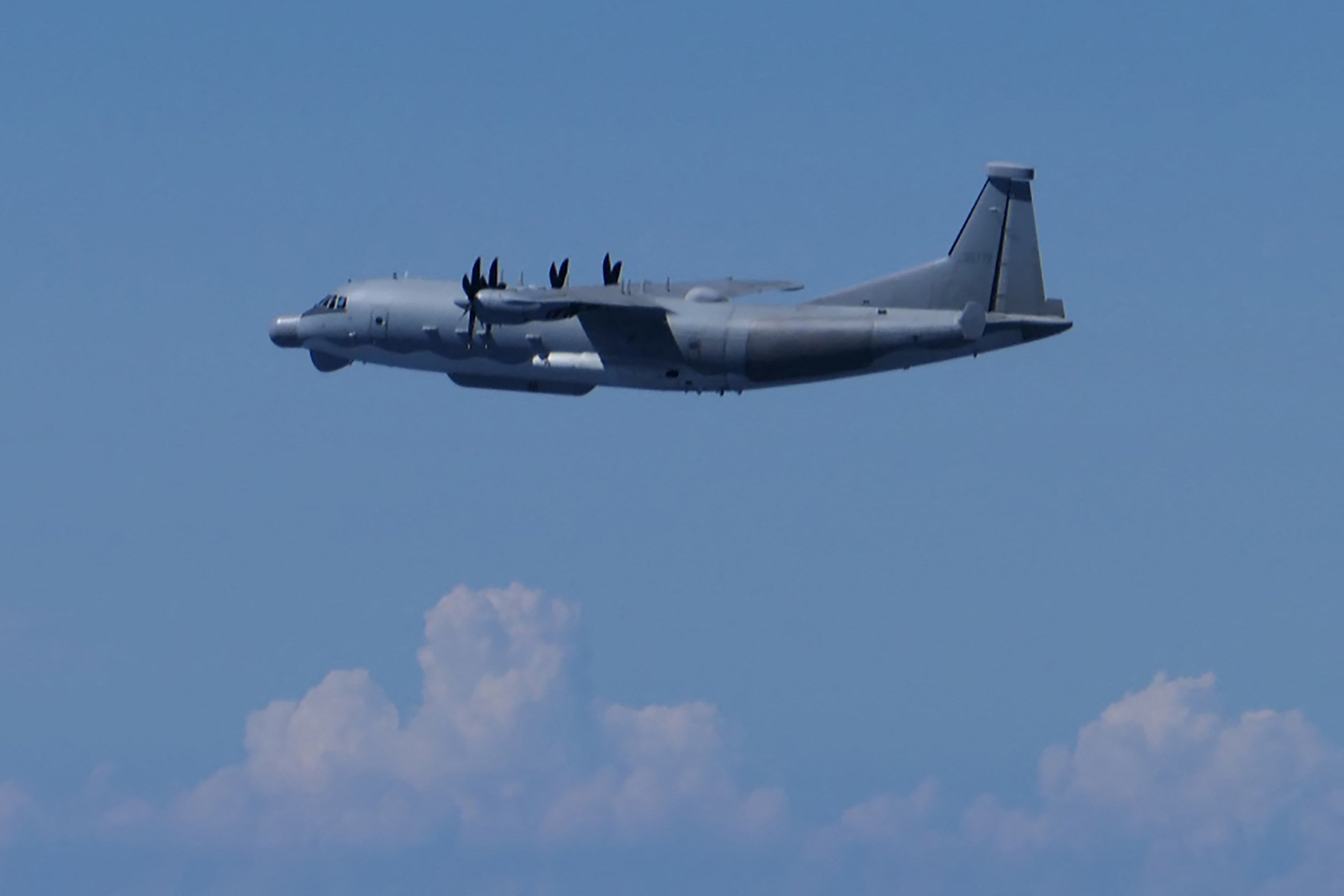 A Chinese military Y9 intelligence-gathering aircraft that Japan’s defence ministry said “violated” Japanese airspace on Monday. Photo: Japan’s Ministry of Defence / AFP